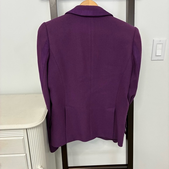 Vintage Baia wool blend Purple Women's Blazer. Size 10. Gorgeous piece! - Picture 7 of 13